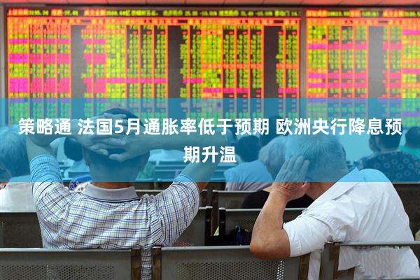 策略通 法国5月通胀率低于预期 欧洲央行降息预期升温